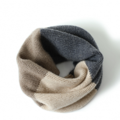 Ring Cashmere Knitted Scarf 2PCS