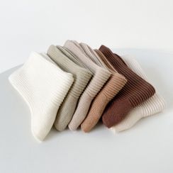 Solid Color Cotton Crew Women Sports Socks Fashion Slouch Ladies 60 pairs